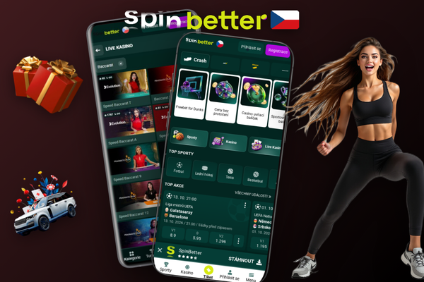 Spinbetter aplikace otevřená v ruce — sázení a kasino kdykoli a kdekoli
