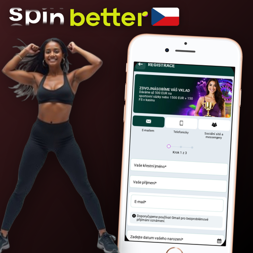 Spinbetter registrace – vyplňte formulář a získejte uvítací bonus během pár minut