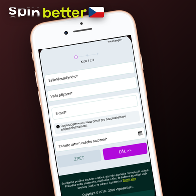 Spinbetter registrace přes telefon – ověřte číslo pomocí SMS kódu snadno a rychle